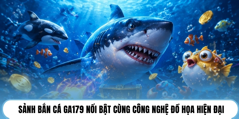 Sảnh bắn cá GA179 nổi bật cùng công nghệ đồ họa hiện đại